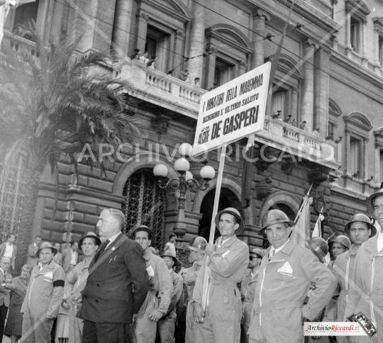 Alcide De Gasperi - 1954 - Funerali - 114 - AR