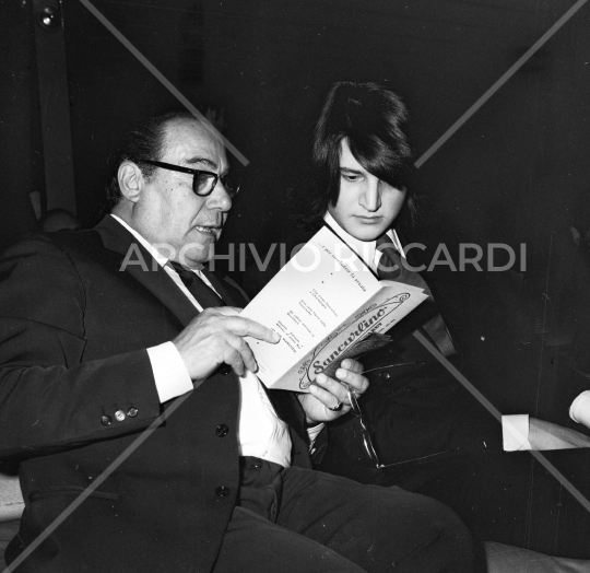 De Sica Cristian con Mario Verdone 1971-096
